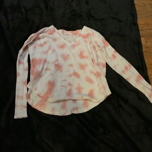 Long sleeve pink V-neck from Aeropostale